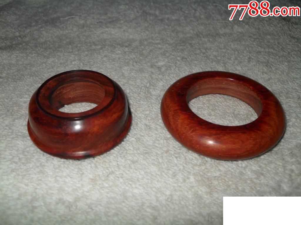 小叶紫檀葫芦口盖,烧饼型(全高24.5mm,子口直径45mm,店主亲自加工)