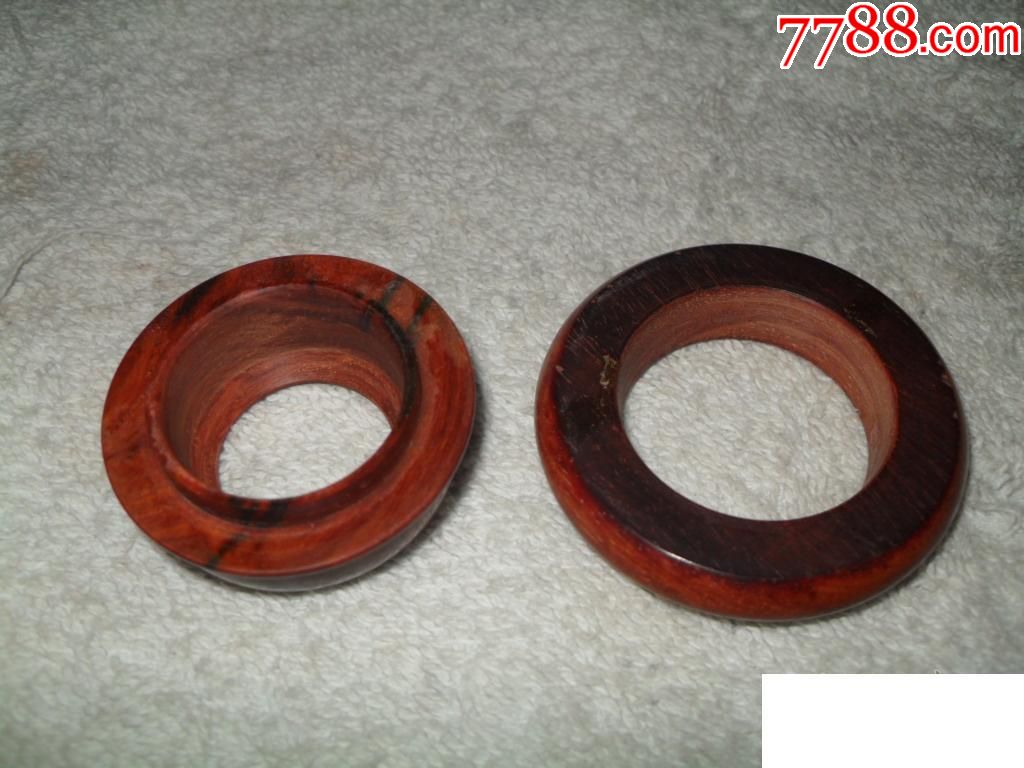 小叶紫檀葫芦口盖,烧饼型(全高24.5mm,子口直径45mm,店主亲自加工)