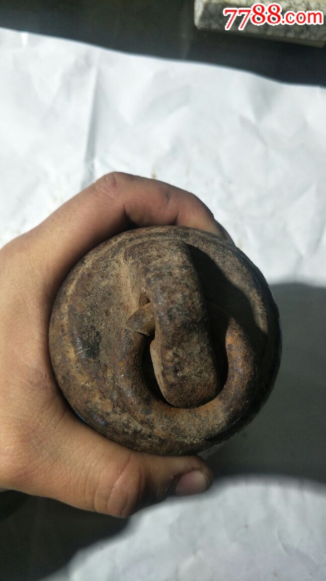 民国满洲国遗留铁秤砣200斤