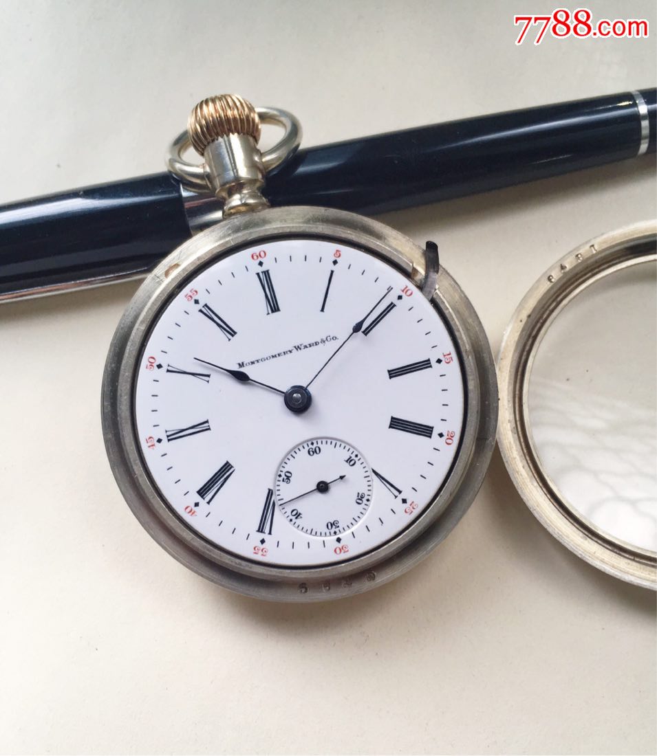 美国伊利诺斯伊利诺伊illinois古董怀表