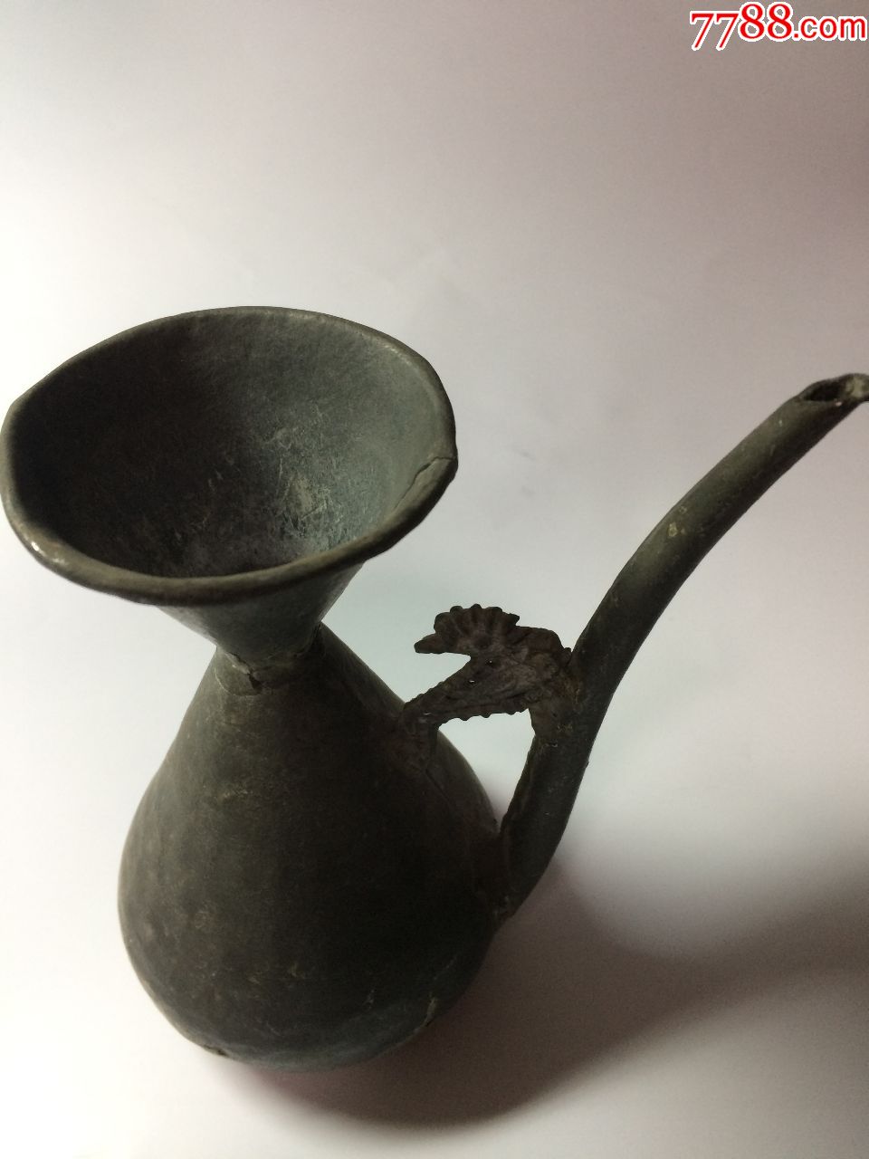 50年代小鸟温酒锡壶