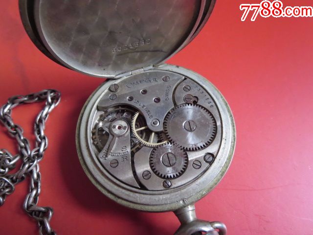 欧米茄.火车头怀表