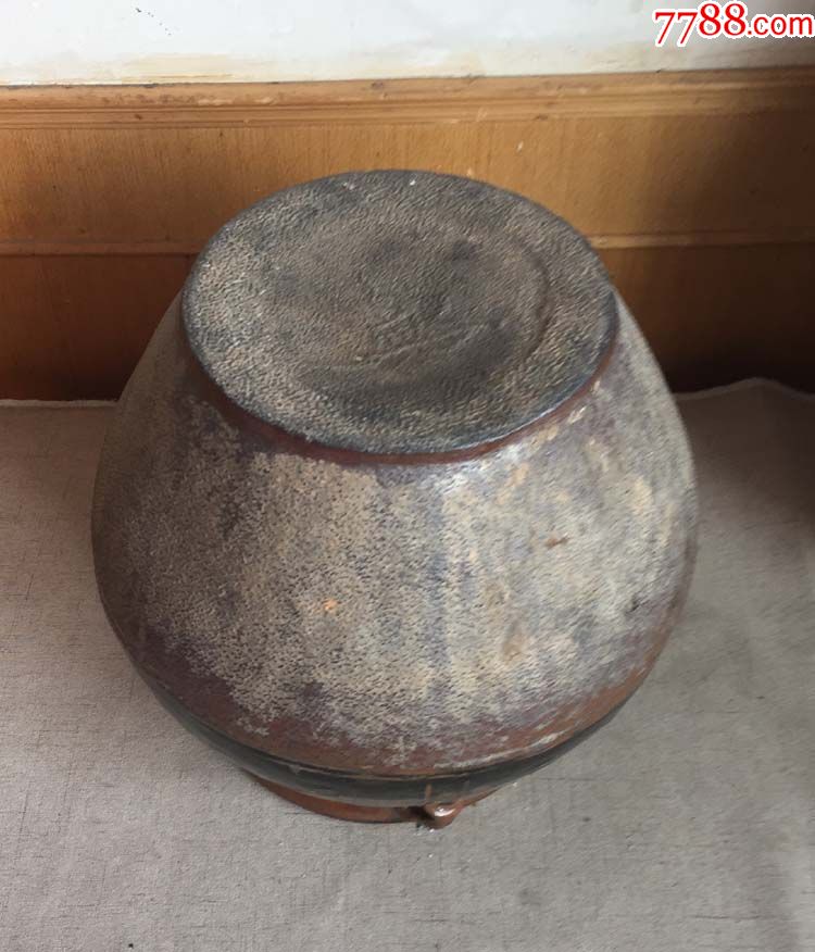 a200带工酱釉四系大罐