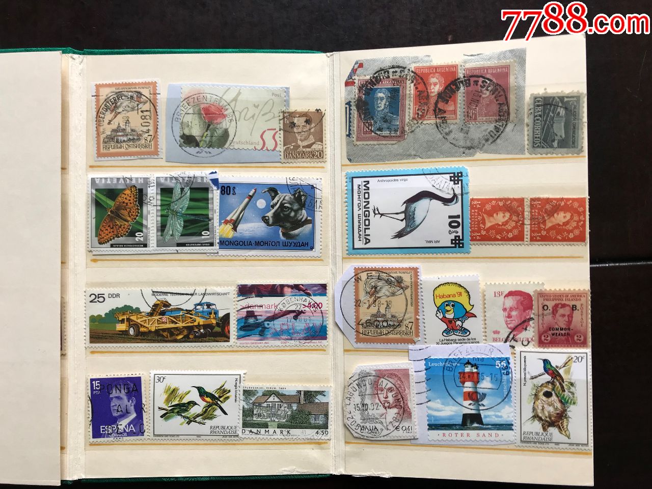 欧美邮票册子(约50枚)