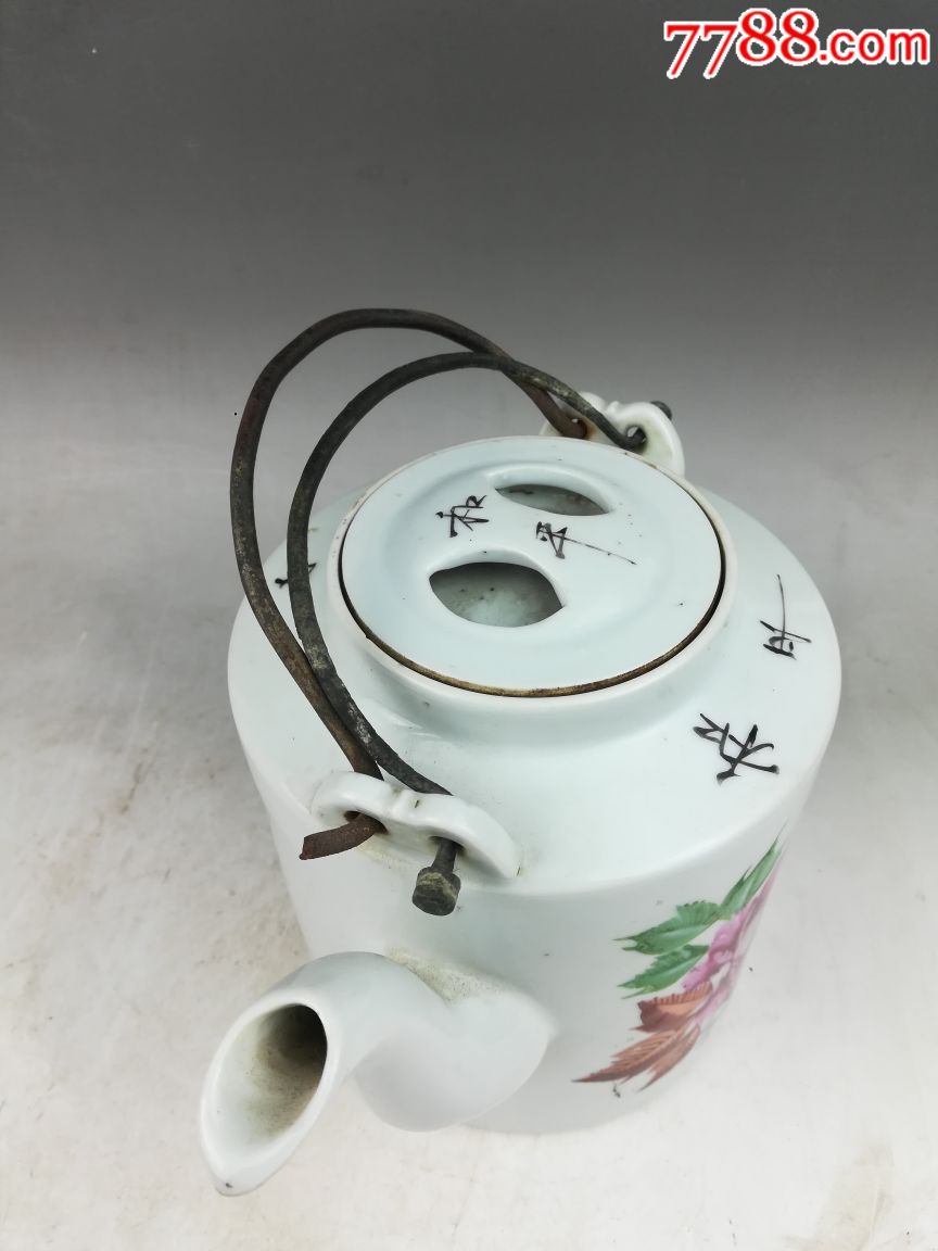 五十年代醴陵湘陵瓷名家茶壶!