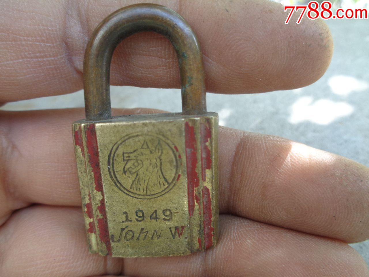 49年狗头标锁