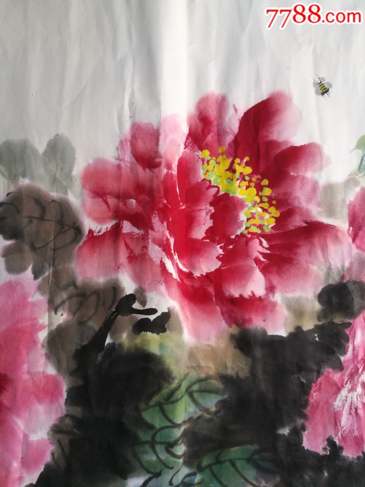 陕西文史馆员严明星作品-se62585770-花鸟国画原作-零售-7788收藏