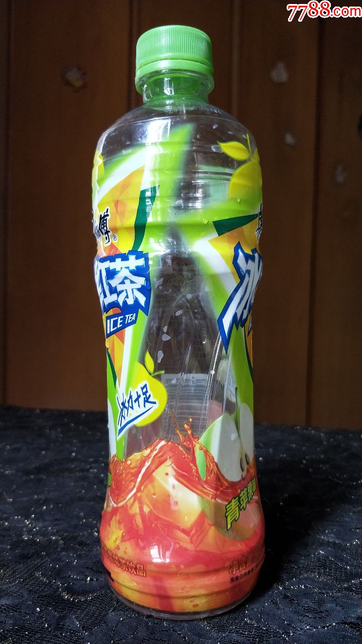 空塑料胶瓶收藏-康师傅-冰红茶-青苹果味