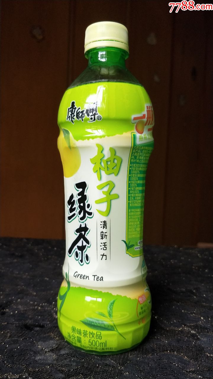 康師傅-柚子綠茶(18年促銷裝:斗羅大陸,一瓶一碼)-飲料瓶-7788收藏