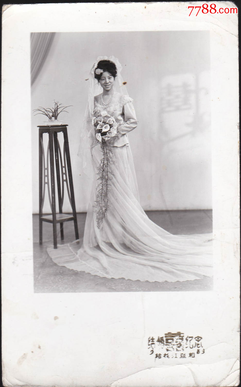 新娘个人艺术照,松花江照相馆