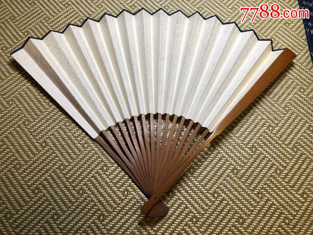 民国九寸一十六档折扇