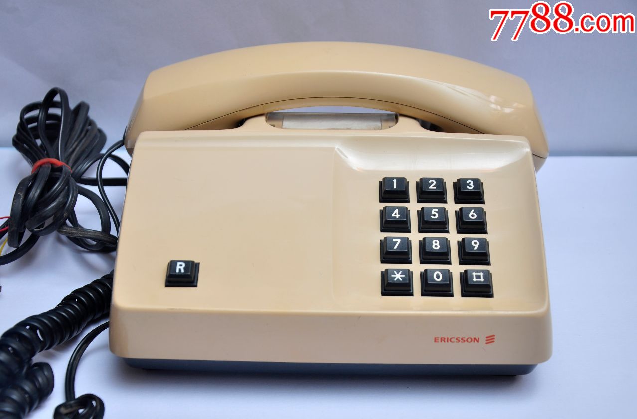 八十年代经典爱立信ericsson按键电话