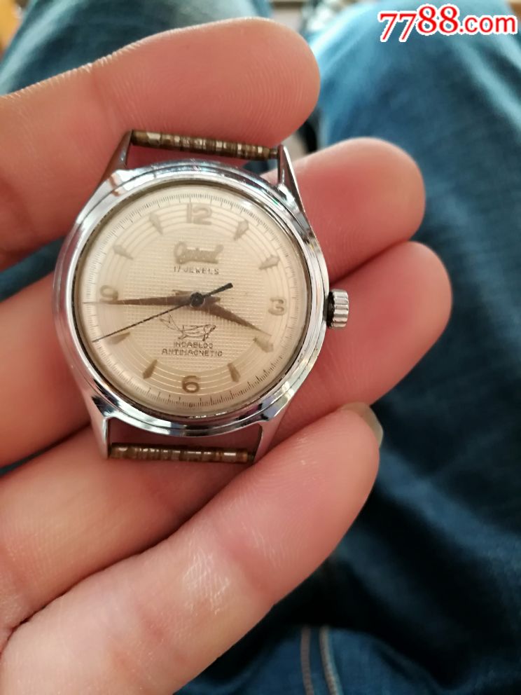 瑞士爱其华卧鱼自动表,盘面干净漂亮,收藏佩戴都可以-se62667885-手表