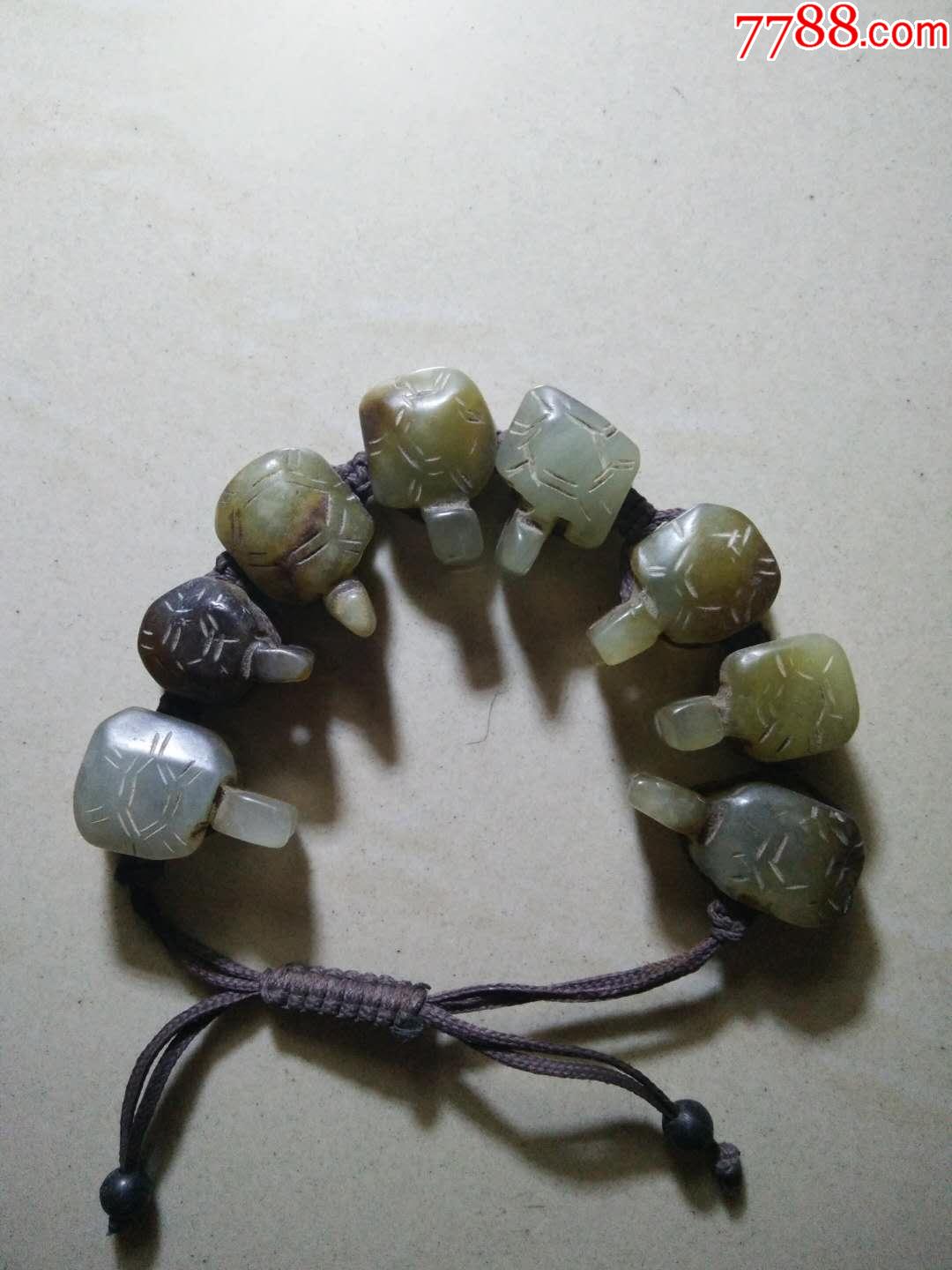 老岫玉龟形手串