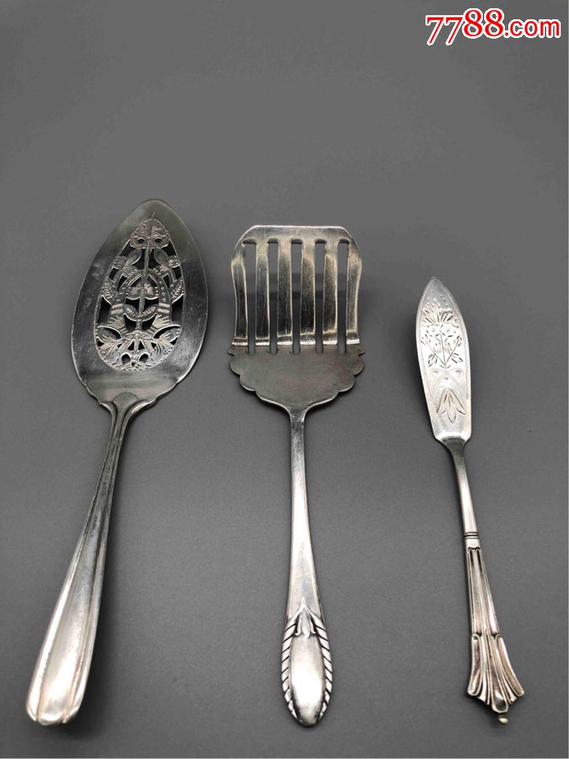 欧洲西洋银餐具银器银勺子英国非纯银餐具包邮