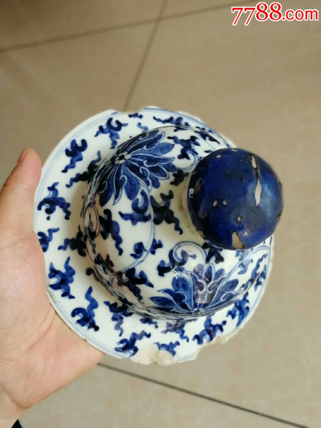 漂亮的康熙将军罐子盖