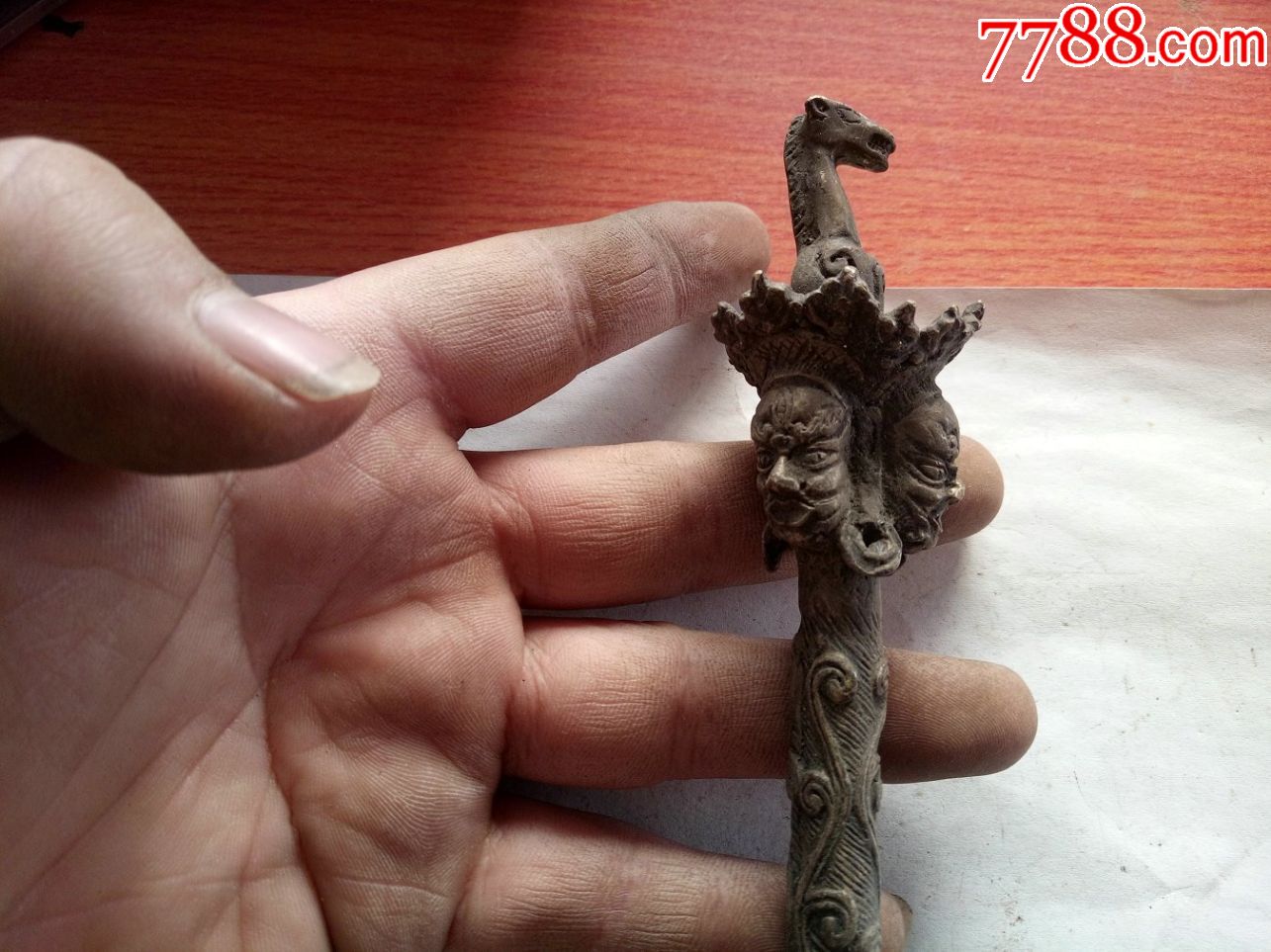 纯铜精美降魔铲