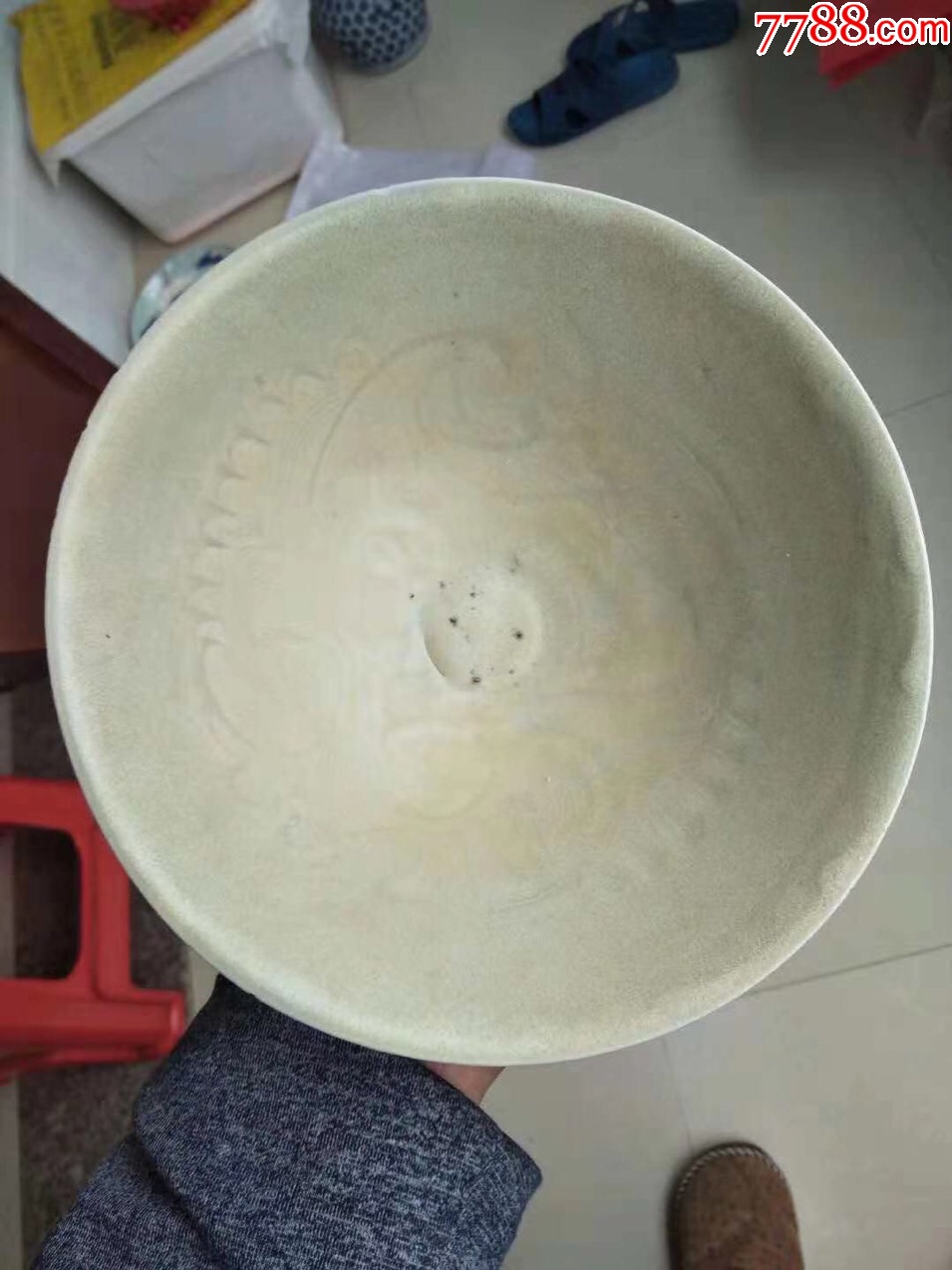 北宋一个海水娃娃头碗