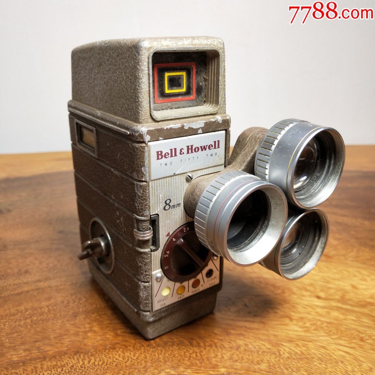 西洋古董老式相机二手美国贝尔bellhowell8mm电影胶片摄影机