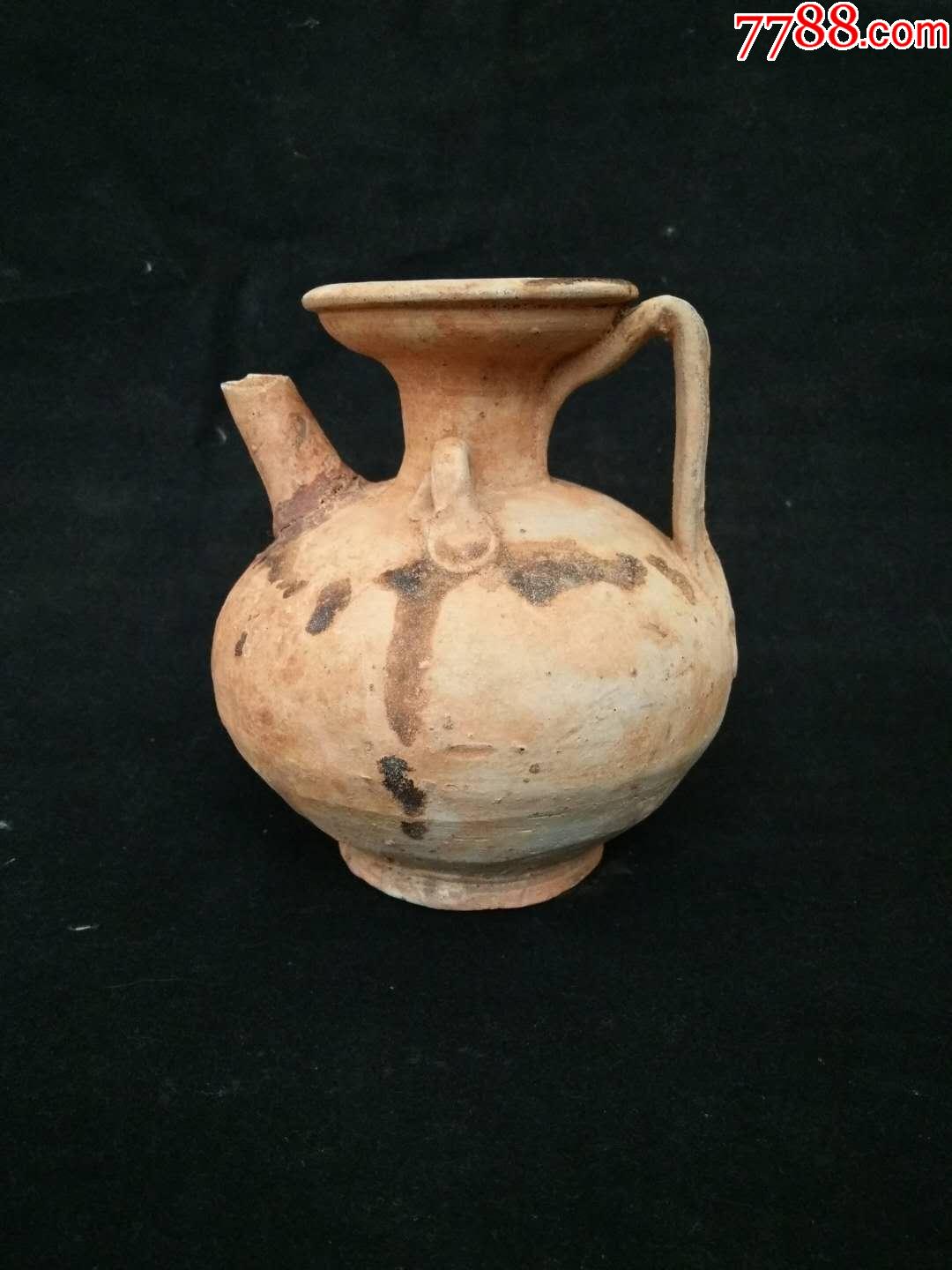 唐宣州窑带铭文执壶