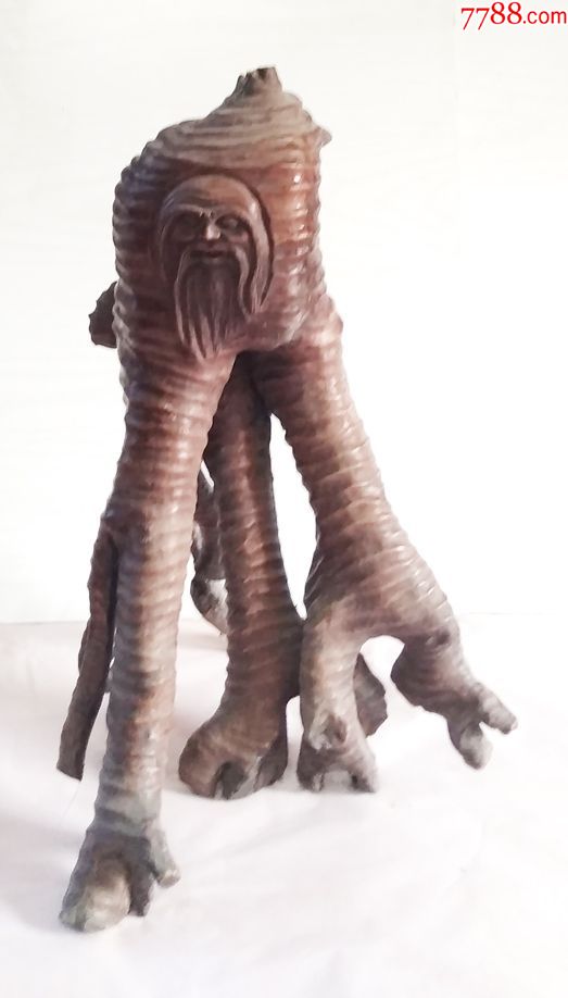 根雕人参老人