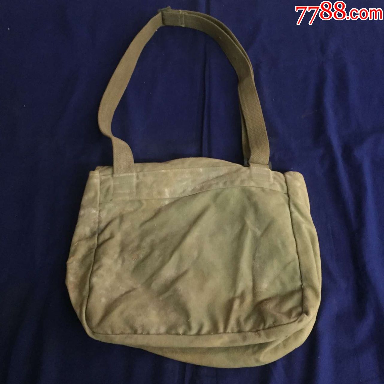 70年代,老书包:帆布书包