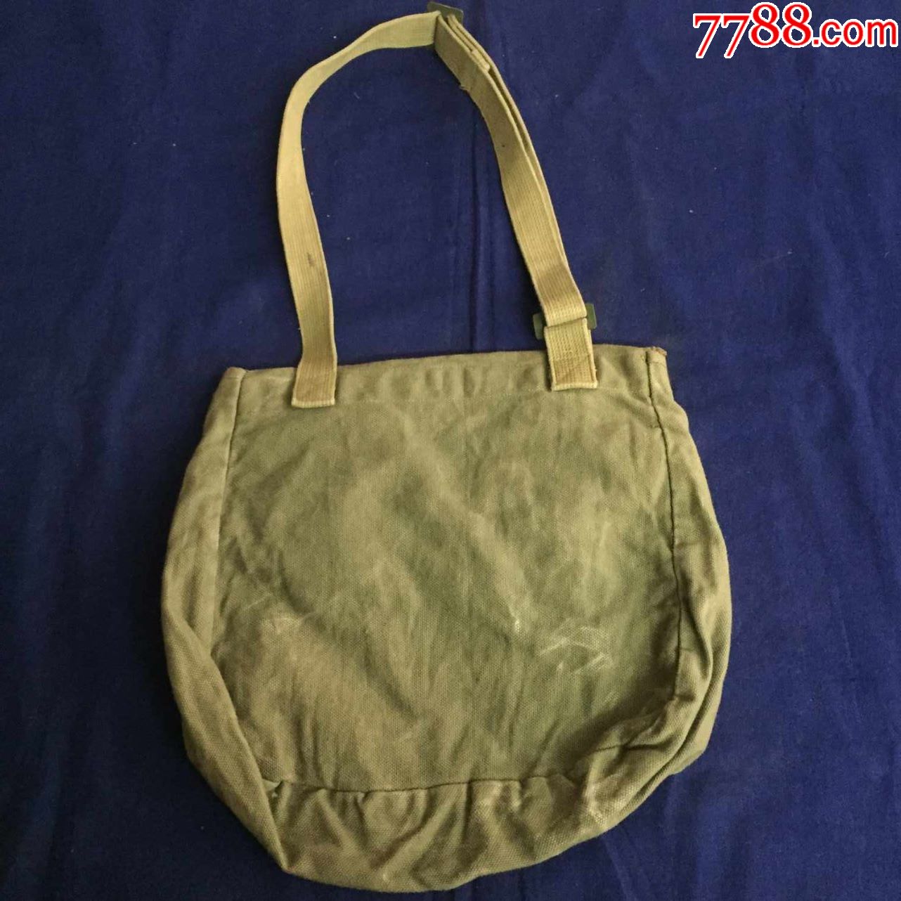 70年代,老书包:帆布书包