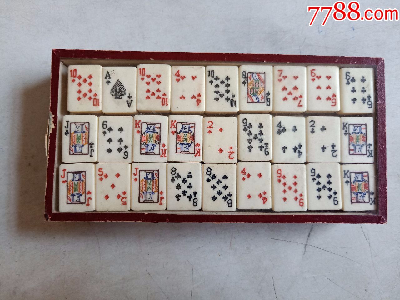 全品全套骨制扑克(扑克牌)_价格1200元_第1张_7788收藏__收藏热线