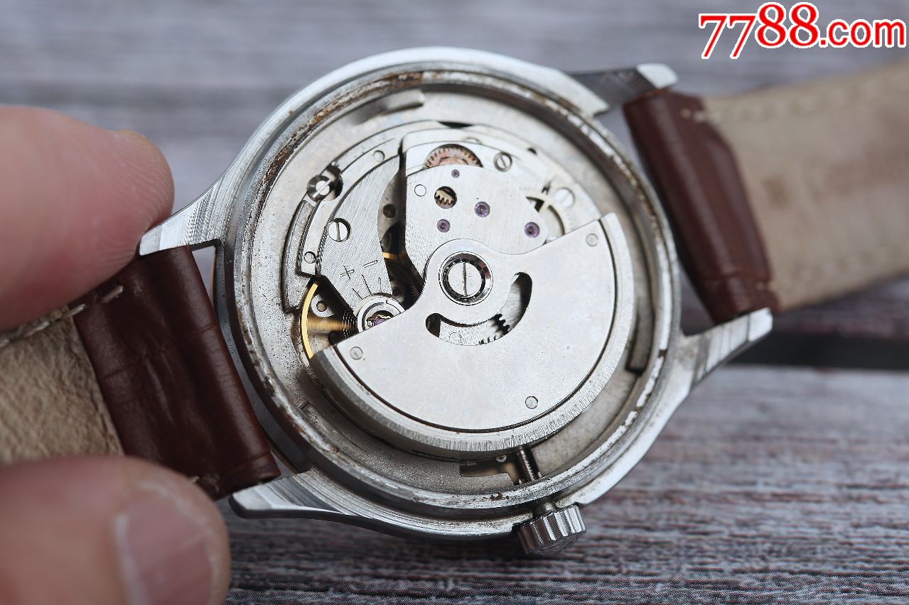 国货标杆上海牌古董表35钻全自动机芯经典镀金圈曲耳内敛款