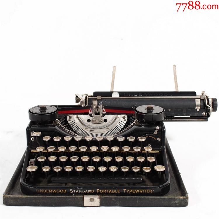 1920年代美国古董机械老式打字机安德伍德underwood8品京紫款前身