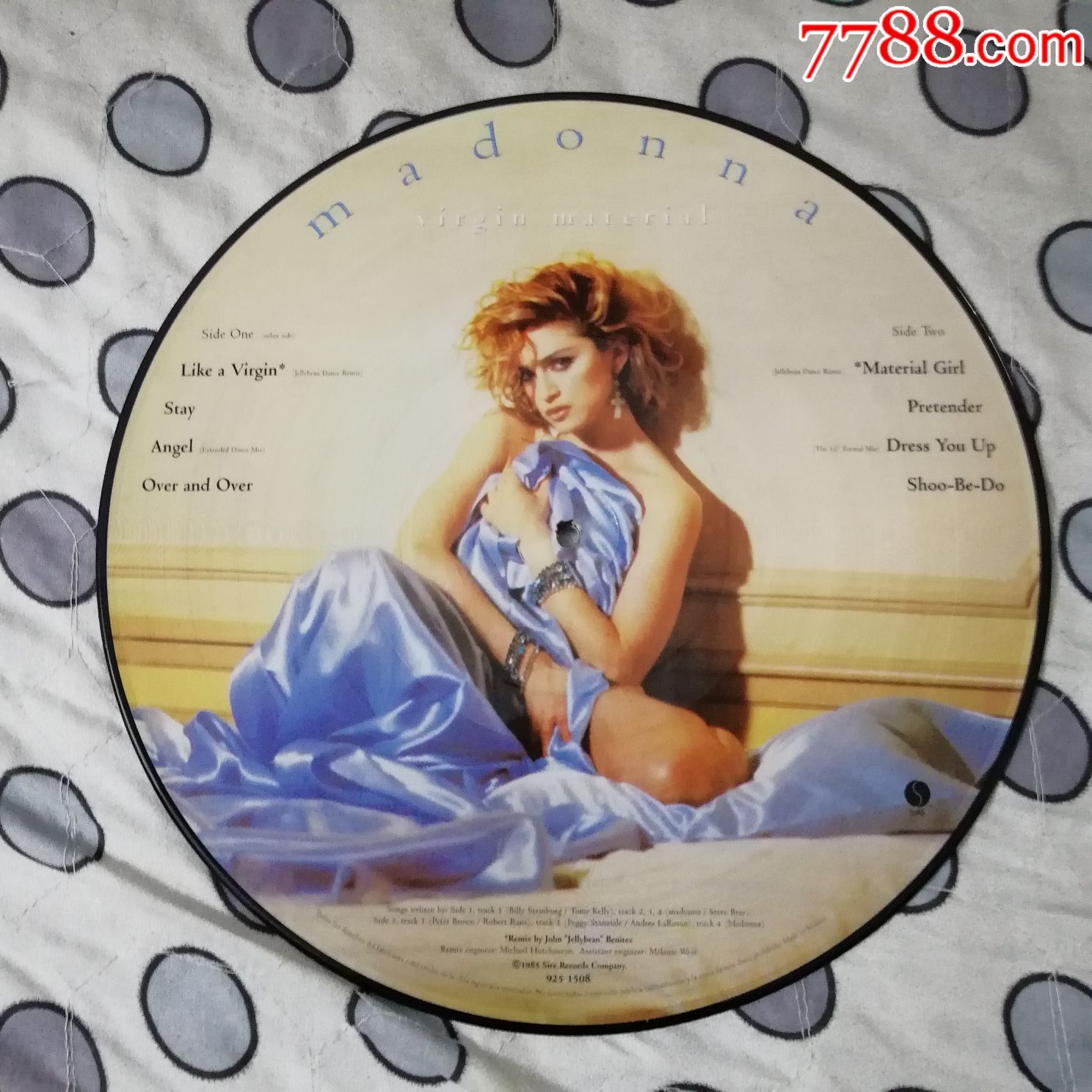 madonnavirginmaterial图案版黑胶唱片