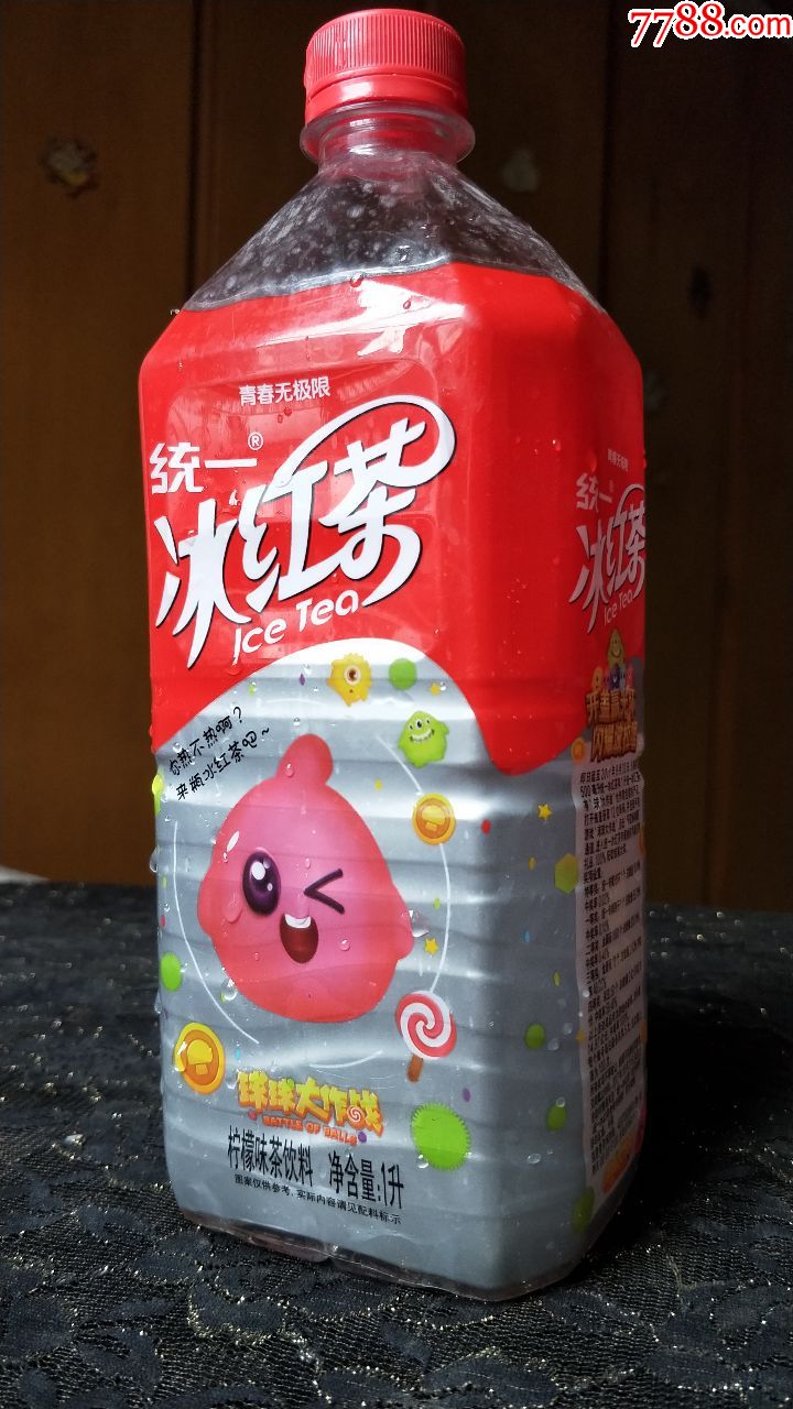 空塑料胶瓶收藏-统一冰红茶1l(17年促销装:球球大作战)