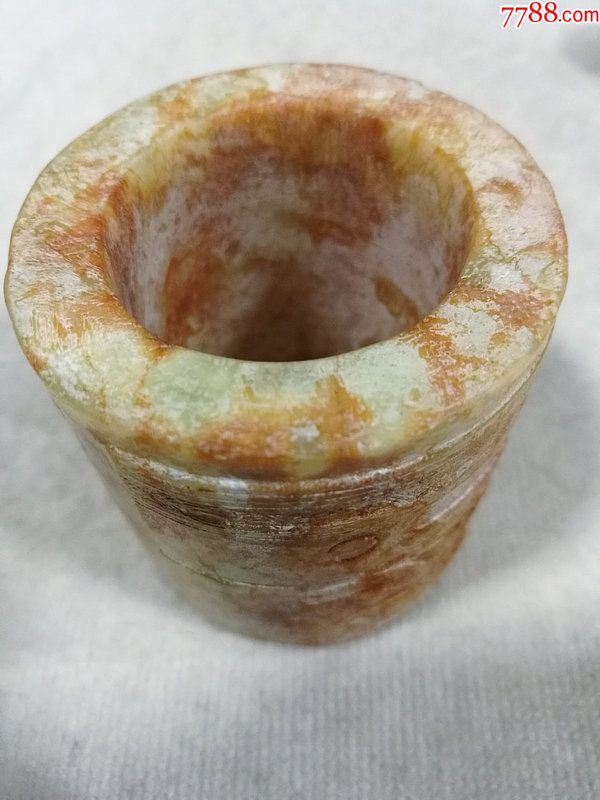 稀少远古时期古玉老玉和田玉玉棕挂件