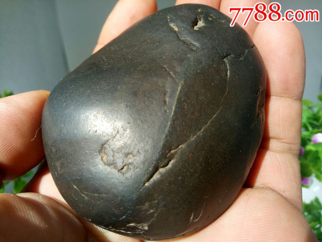甘肃黑又亮陨石(弱磁)
