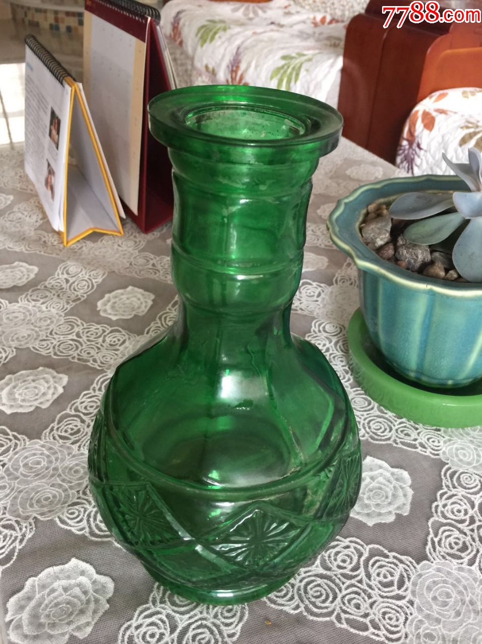 民国玻璃花瓶_价格500元【绥化小古玩店】_第1张_7788收藏__收藏热线