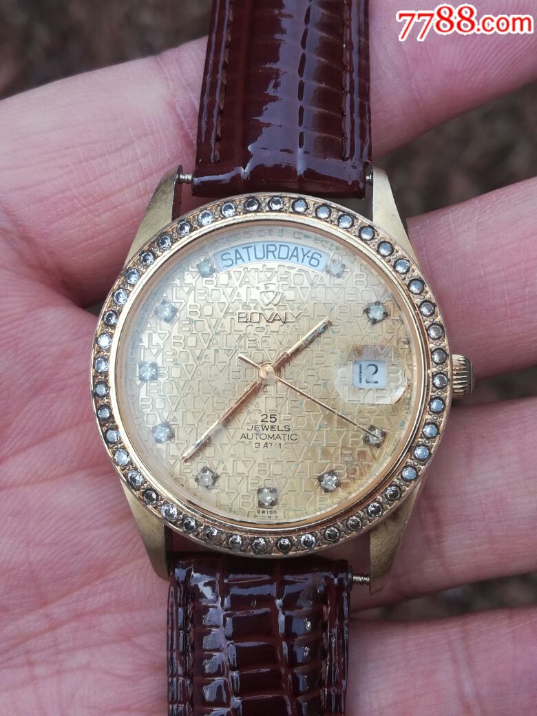 瑞士宝华利满天星系列全自动全包金男表非欧米