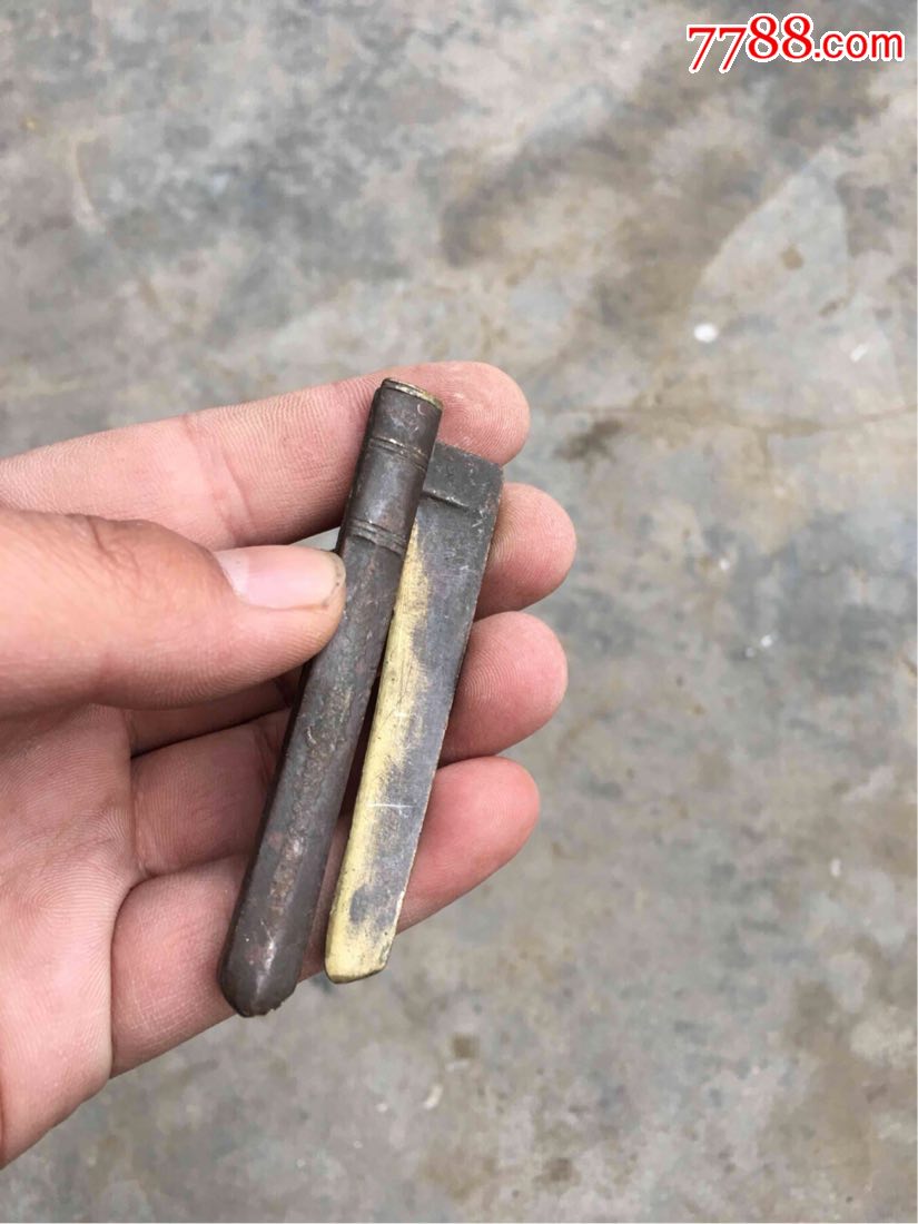 晚清民国时期手工铜小刀