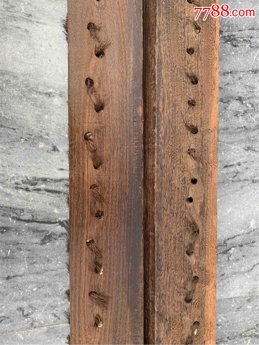 古董古玩收藏杂项清代老鸡翅木木料木板原木红木