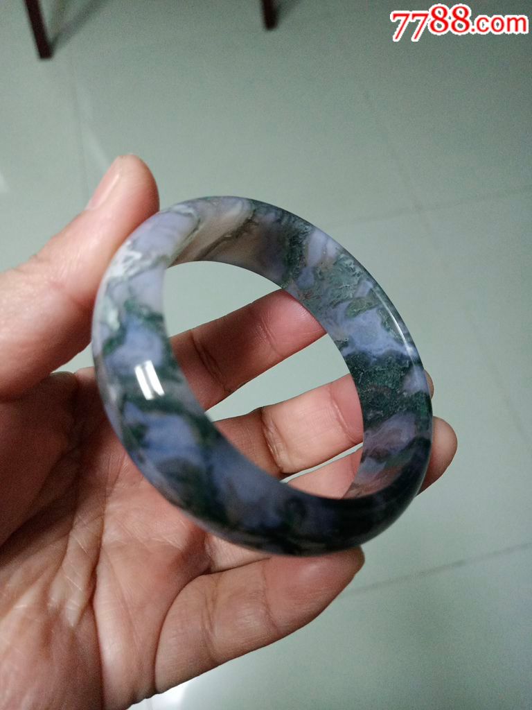 玛瑙石草花手镯,雨花石_第1张_7788雨花石收藏