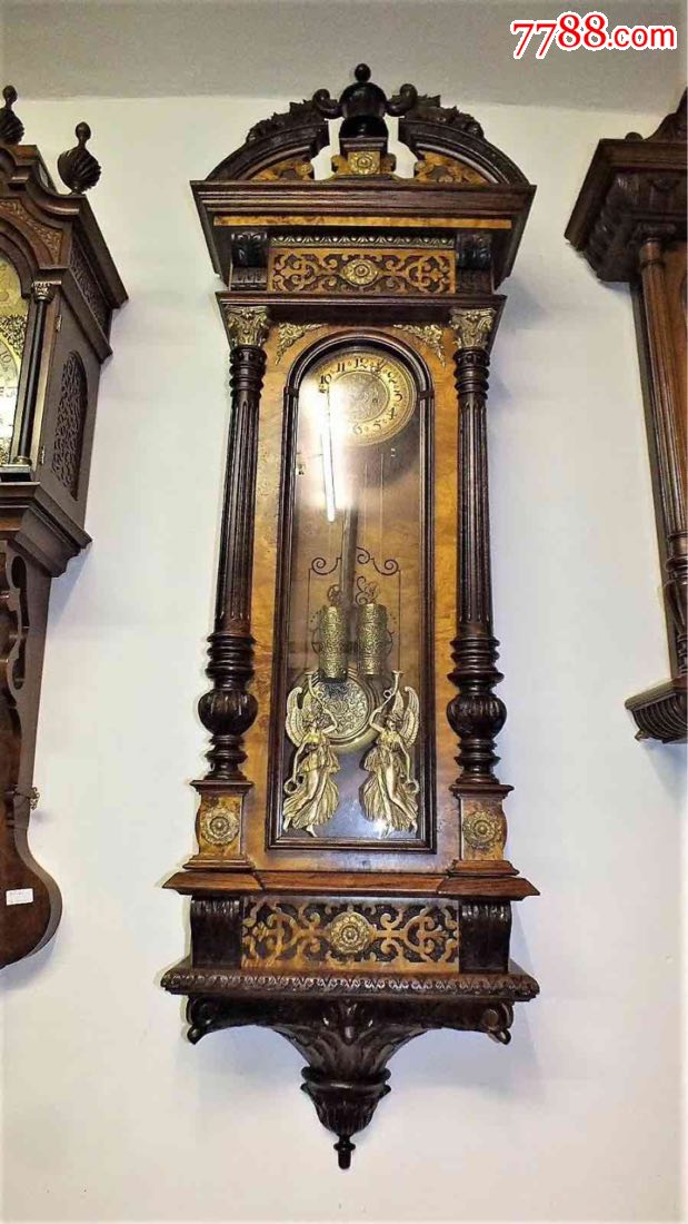 喜欢大钟表的小伙伴一定要看这个细节图,每个细节真心处理的精美,此钟