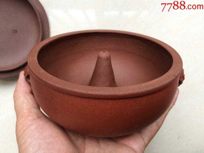 国家级助理工艺美术师陈顺娣制文革紫砂汽锅紫砂锅