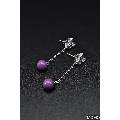 （V4282）《紫云母饰品》耳环一对(se63114387)_7788收藏__收藏热线