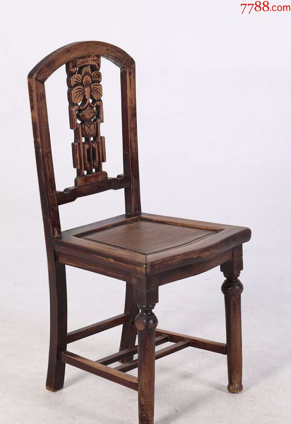 青末民国苏作榉木靠背椅一把