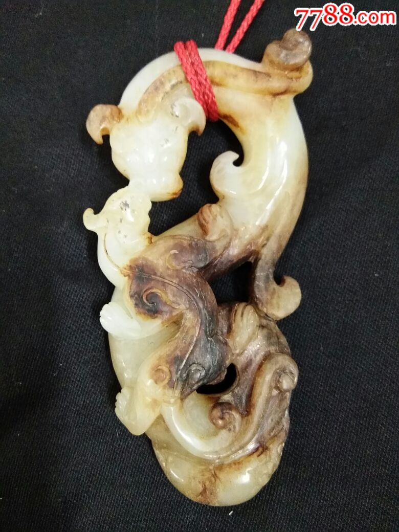 和田玉苍龙教子