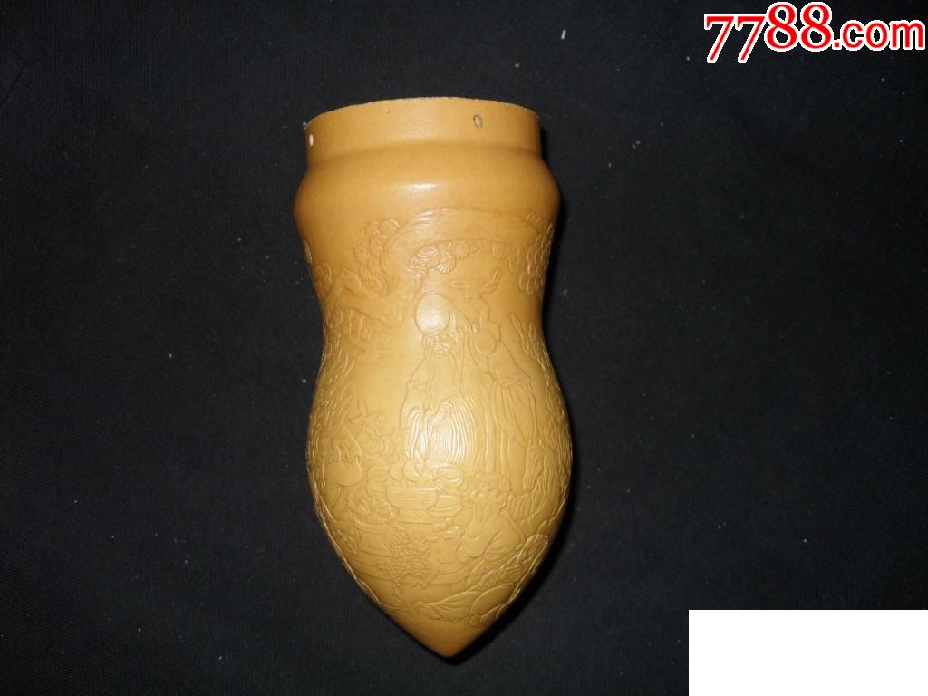 名家携手小郭超品大肚鸡心葫芦王天石满工押花十二生肖贺寿图