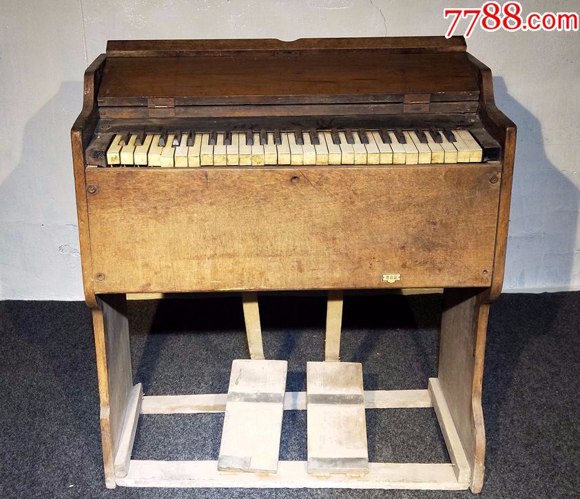 解放前后花梨木老风琴可正常使用