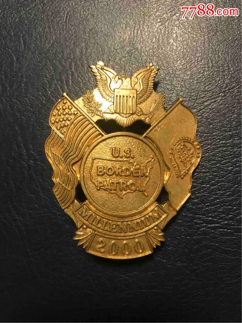 美国黄铜(警)徽