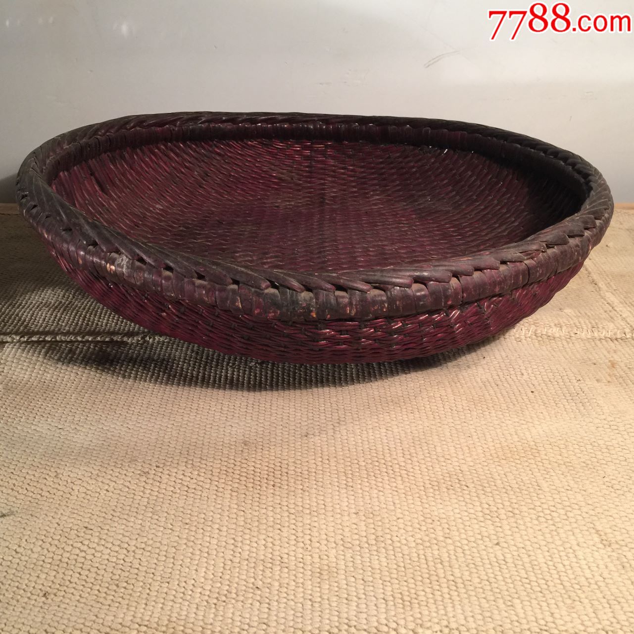 藤编藤器藤萝筐笸篮线筐针线筐手工艺品民俗收藏民间工艺制品