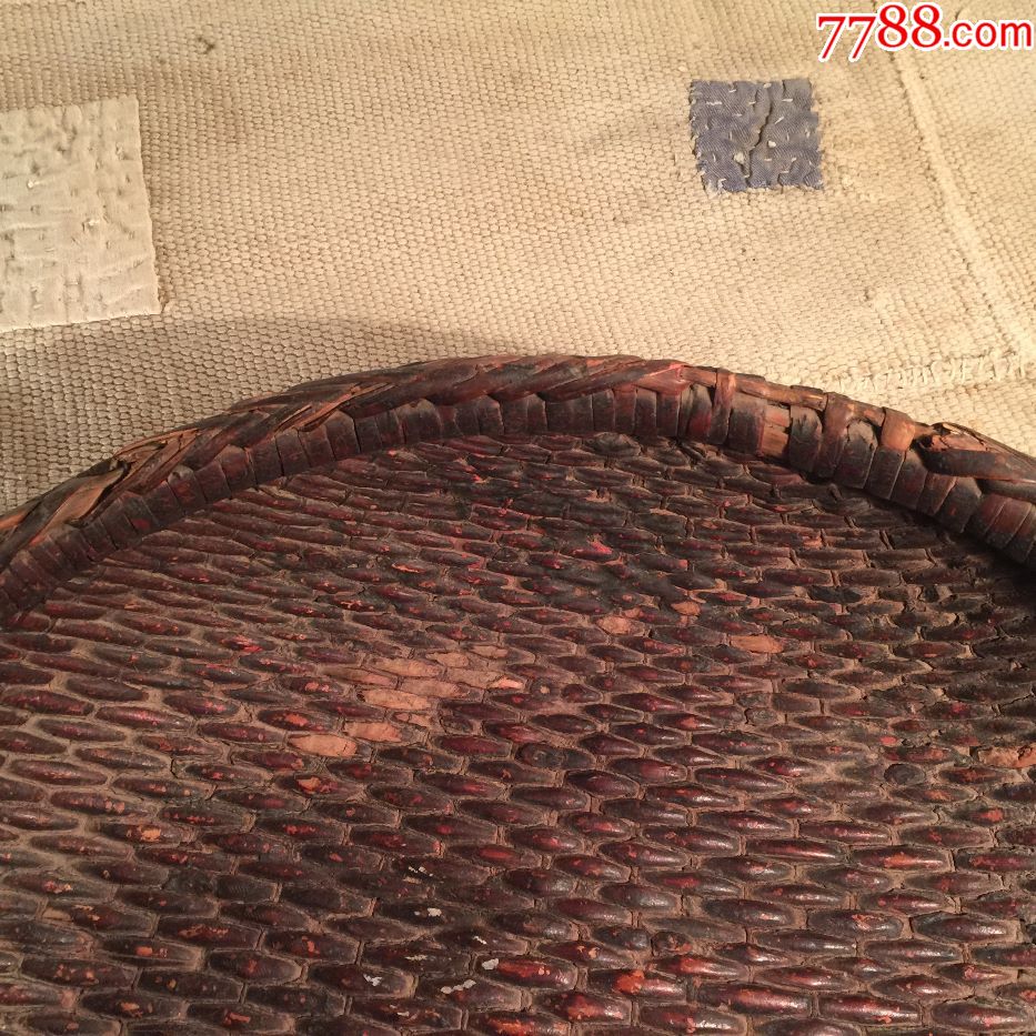 藤编藤器藤萝筐笸篮线筐针线筐手工艺品民俗收藏民间工艺制品