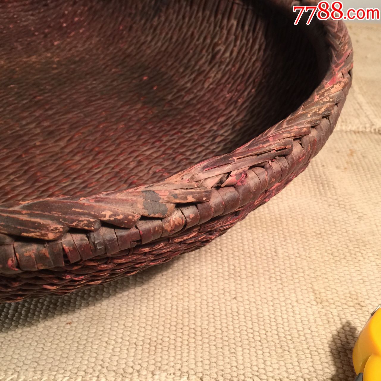 藤编藤器藤萝筐笸篮线筐针线筐手工艺品民俗收藏民间工艺制品